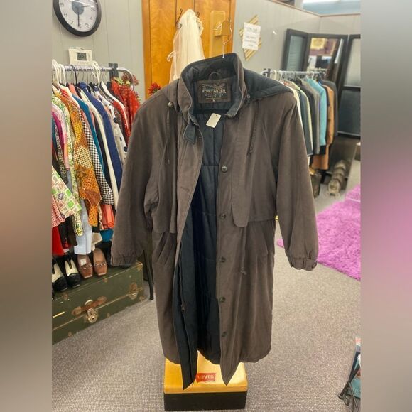 Med Forecaster brown long jacket - Picture 1 of 3